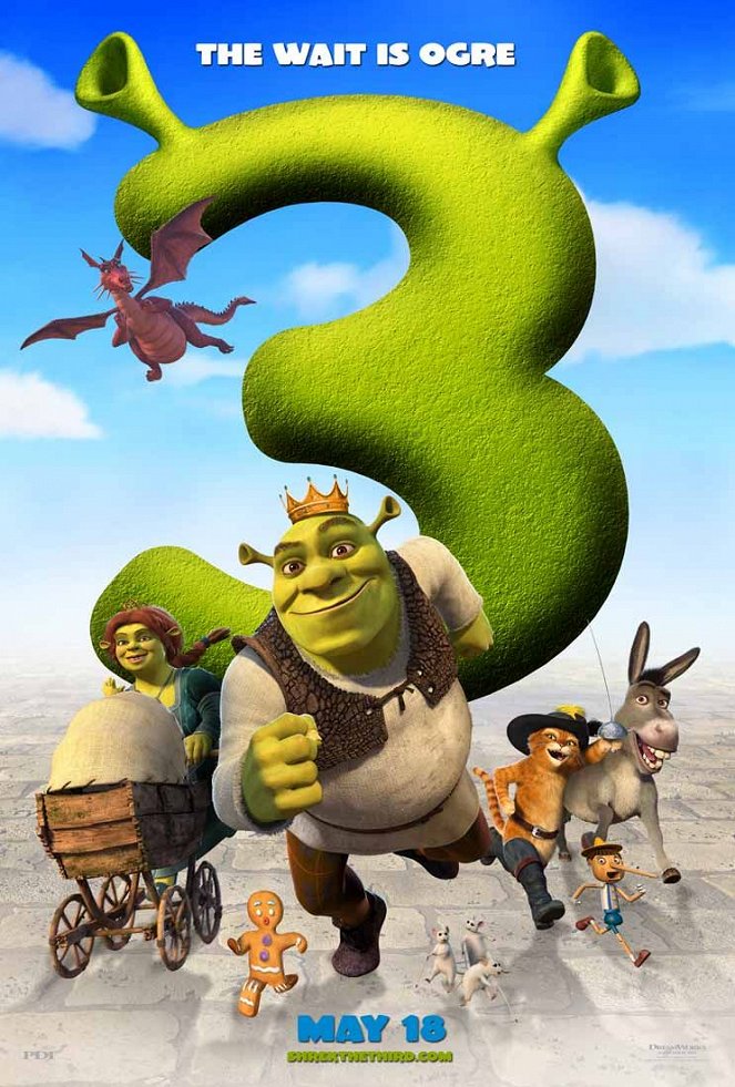 Shrek de Derde - Posters