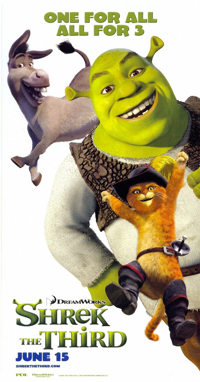 Shrek trzeci - Plakaty
