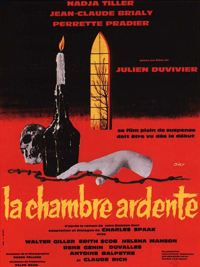 La Chambre ardente - Plakátok
