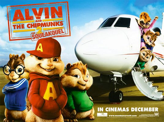 Alvin a Chipmunkovia 2 - Plagáty