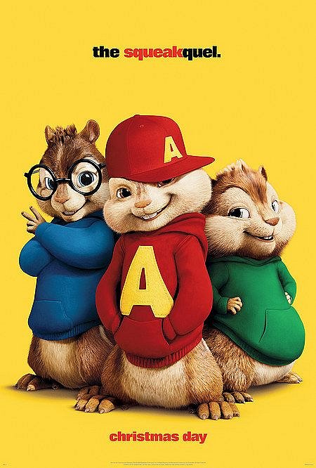 Alvin a Chipmunkovia 2 - Plagáty