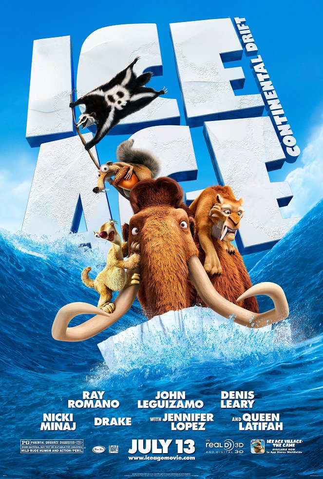 Ice Age 4: La formación de los continentes - Carteles