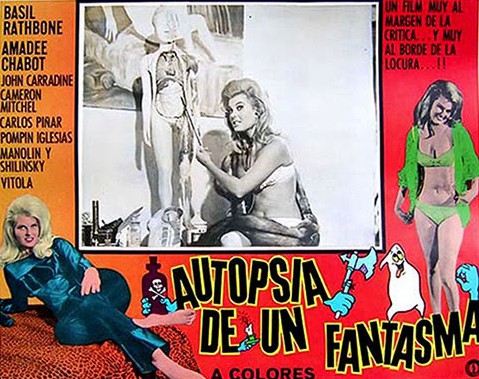 Autopsia de un fantasma - Posters