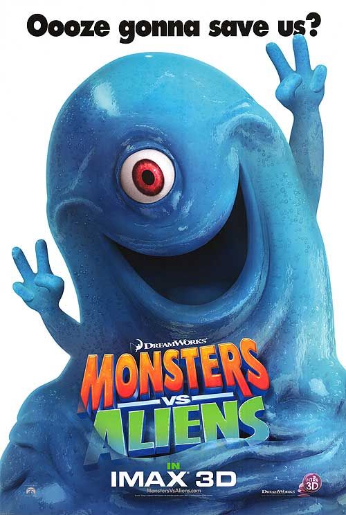 Monstruos contra alienígenas - Carteles