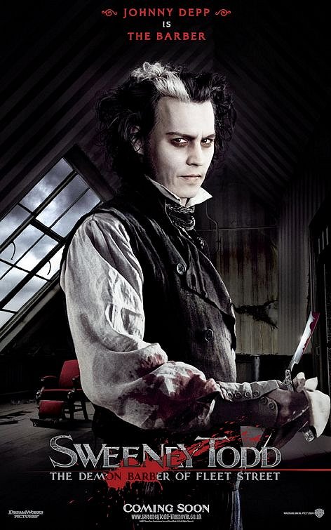 Sweeney Todd: Ďábelský holič z Fleet Street - Plakáty