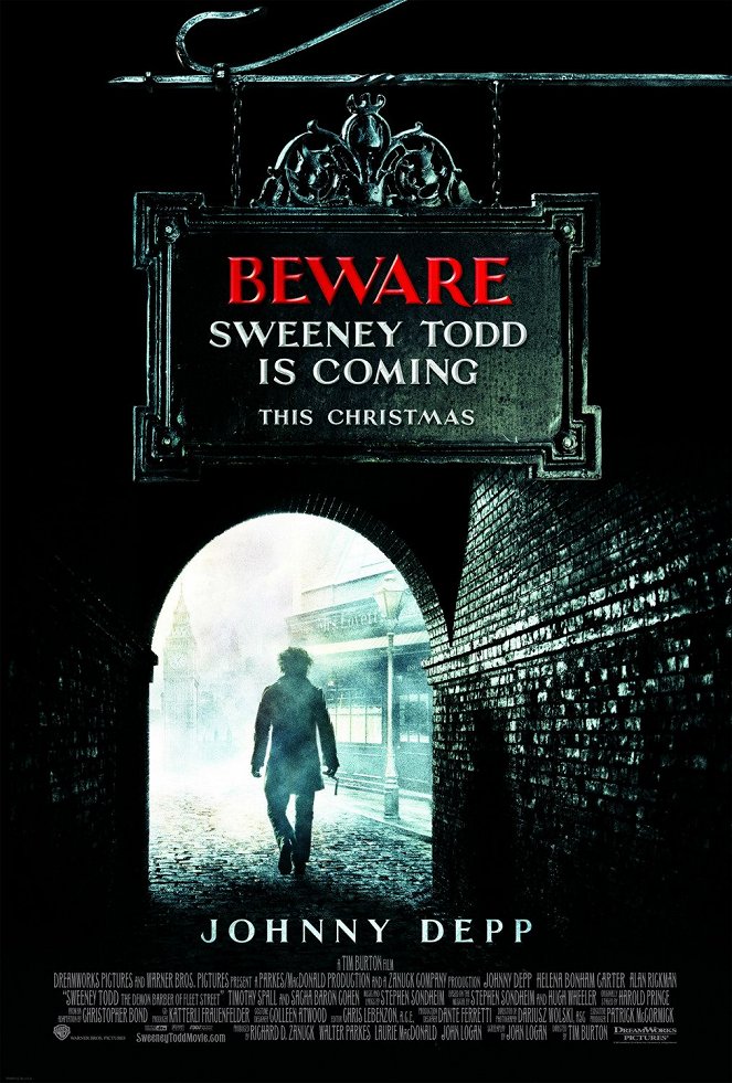 Sweeney Todd: O Terrível Barbeiro de Fleet Street - Cartazes