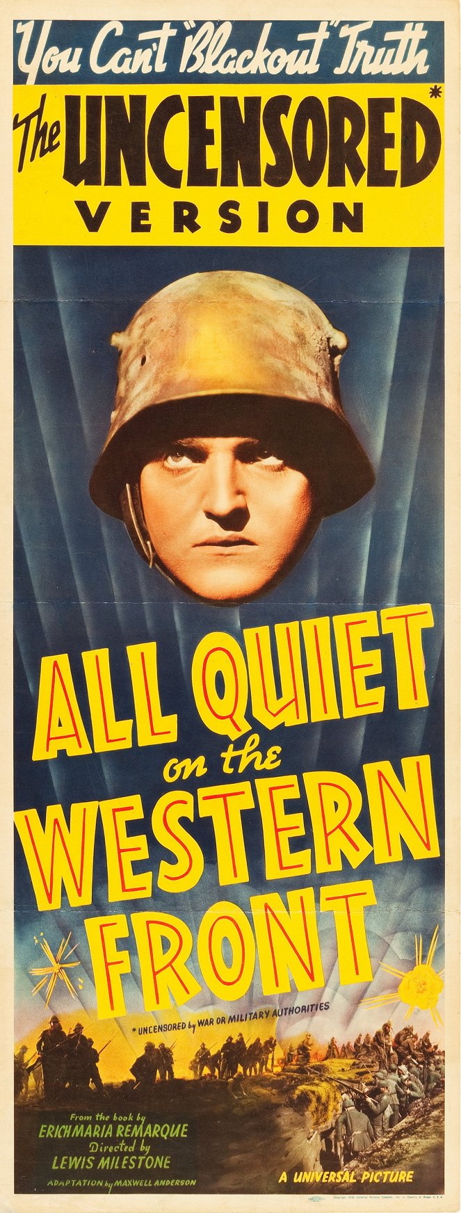 Na západní frontě klid - Plakáty
