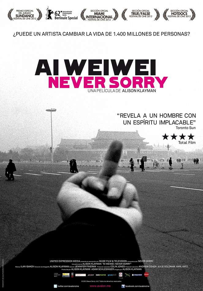 Ai Weiwei: Never Sorry - Carteles