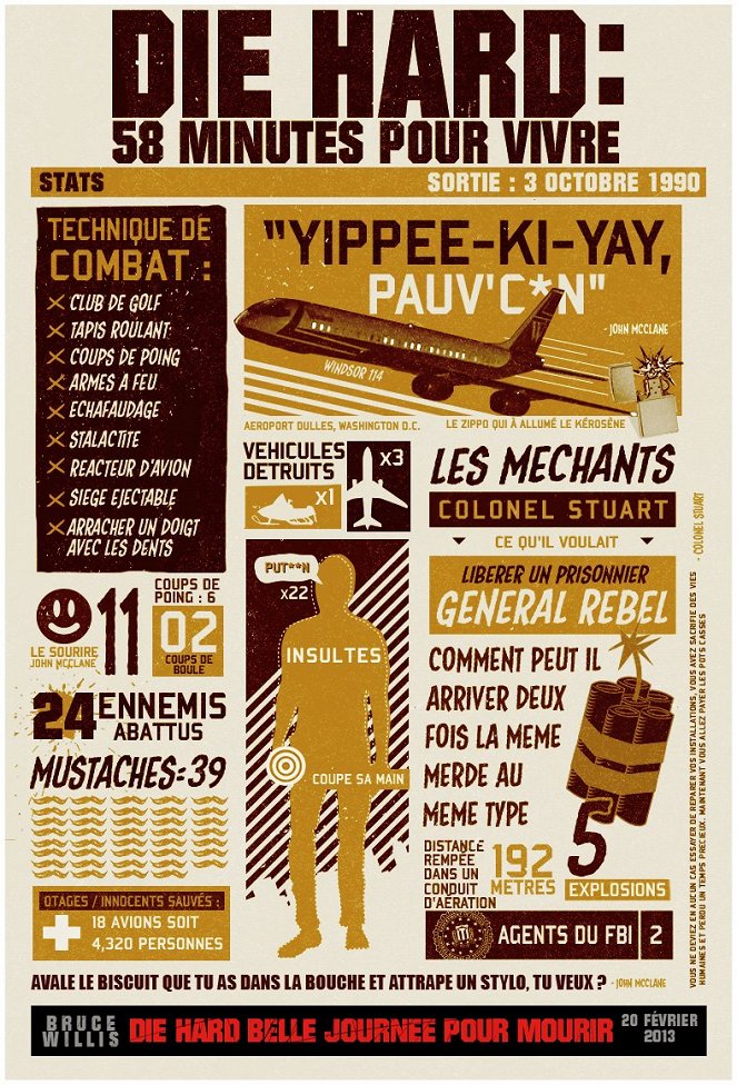 Die Hard : Belle journée pour mourir - Affiches