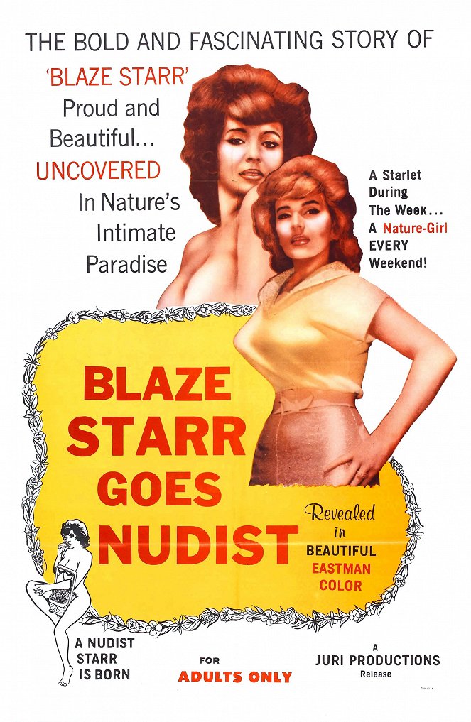 Blaze Starr Goes Nudist - Julisteet
