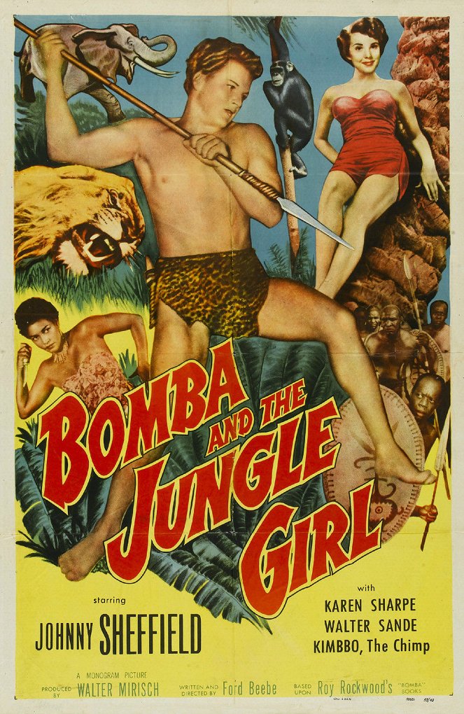 Bomba and the Jungle Girl - Plakaty
