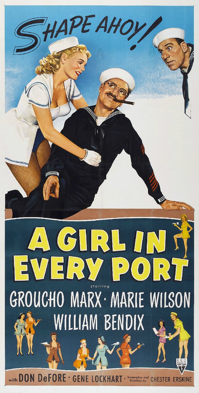 A Girl in Every Port - Affiches