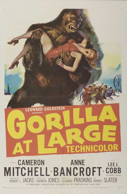 Gorilla at Large - Cartazes
