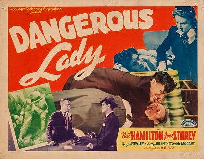 Dangerous Lady - Affiches