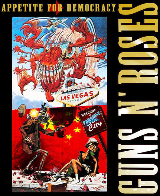 Guns N' Roses Appetite for Democracy 3D Live at Hard Rock Las Vegas - Plakátok