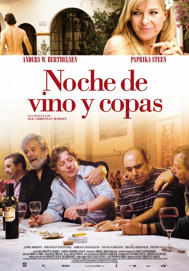 Noche de vino y copas - Carteles