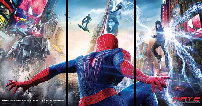 Niesamowity Spiderman 2 - Plakaty