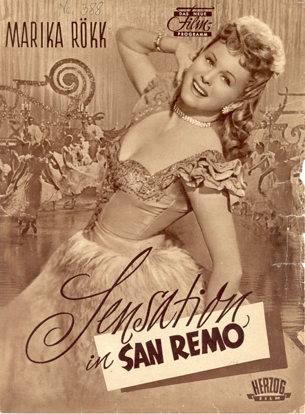 Sensation in San Remo - Posters