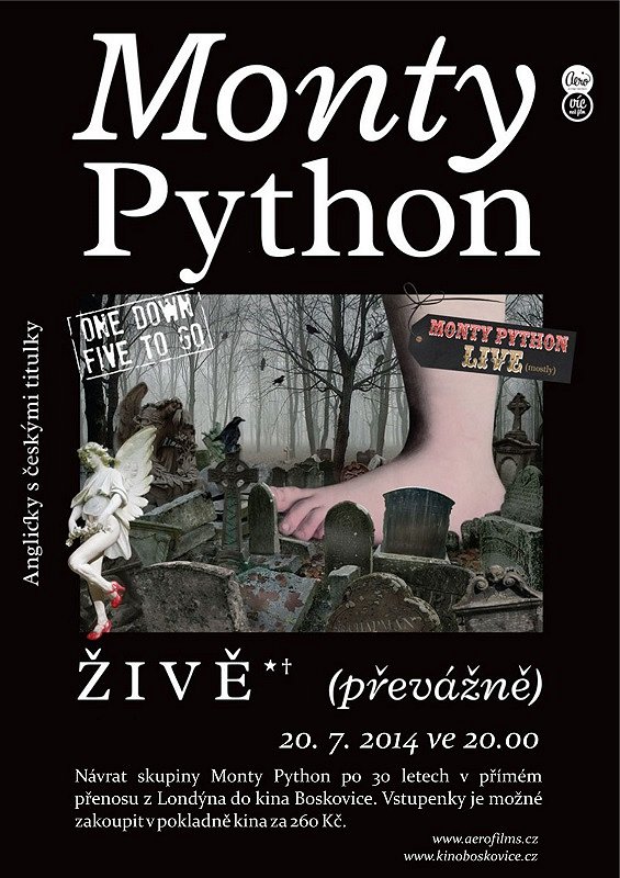 Monty Python živě (převážně) - Plakáty