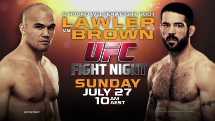 UFC on Fox: Lawler vs. Brown - Plakátok