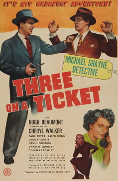 Three on a Ticket - Posters
