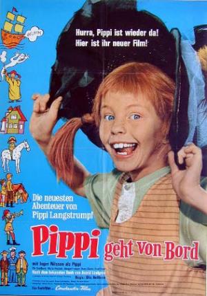 Pippi geht von Bord - Plakate