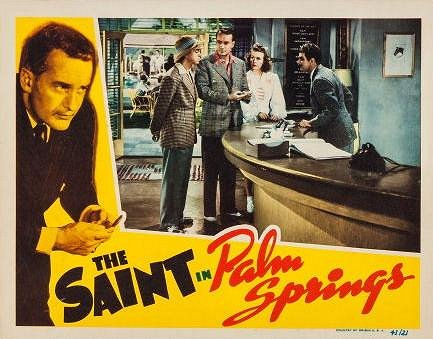 The Saint in Palm Springs - Carteles