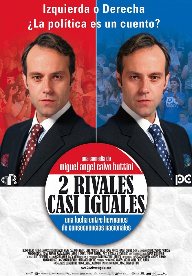 Dos rivales casi iguales - Plakate
