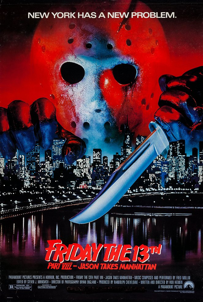 Friday the 13th Part VIII: Jason Takes Manhattan - Plakate