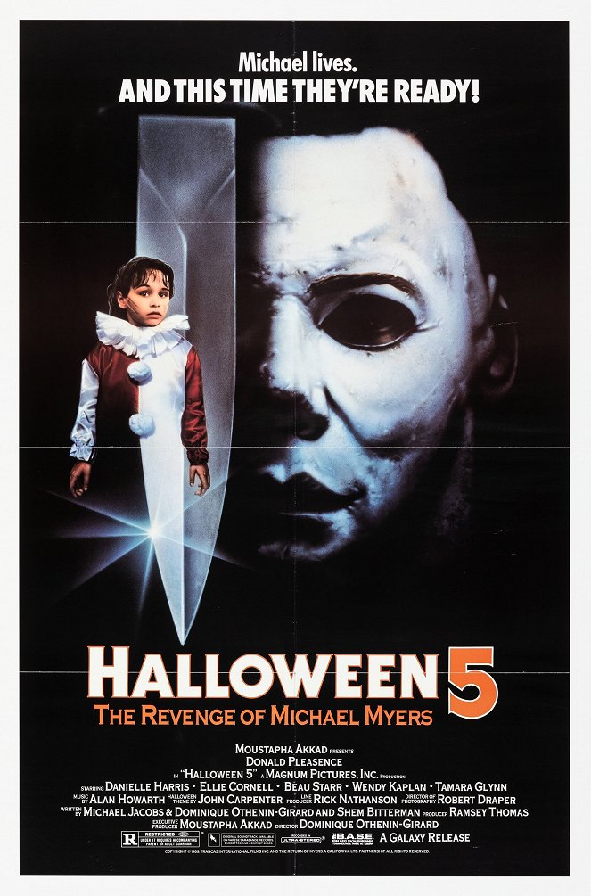 Halloween 5: The Revenge of Michael Myers - Julisteet
