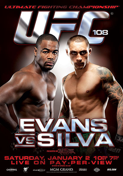 UFC 108: Evans vs. Silva - Cartazes