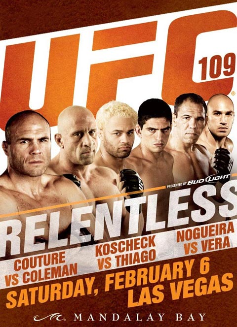 UFC 109: Relentless - Posters