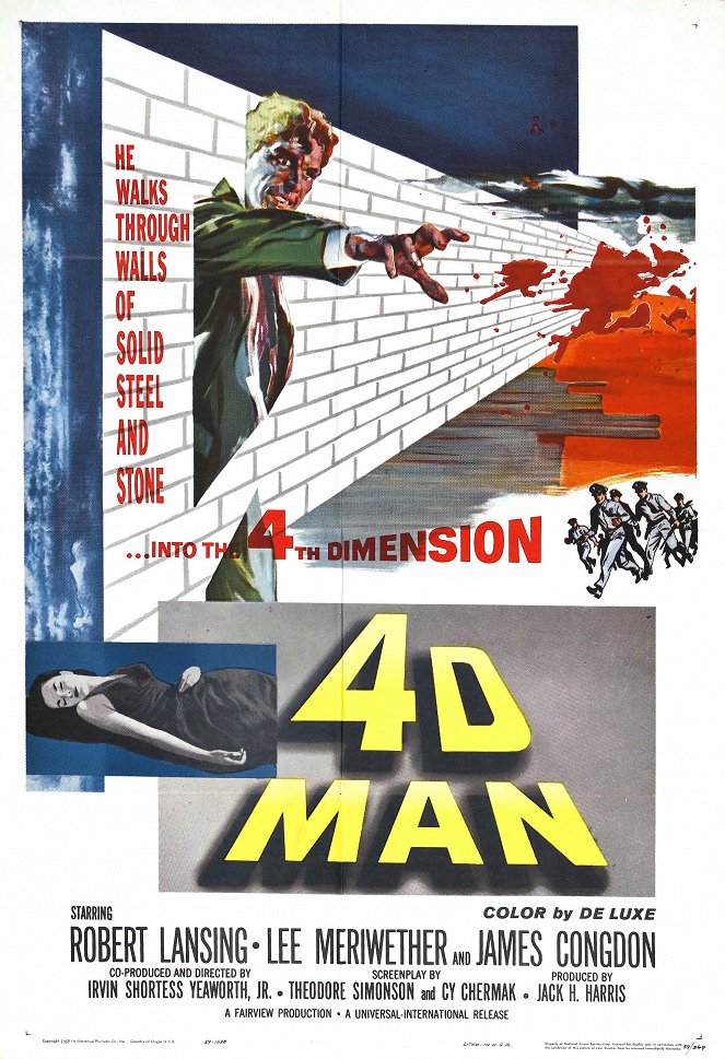 4D Man - Plakáty