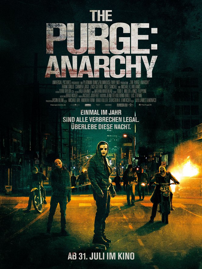 The Purge: Anarchy - Plakate