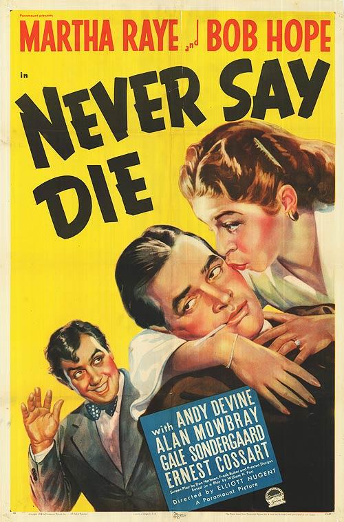 Never Say Die - Affiches