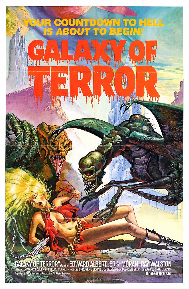 La galaxia del terror - Carteles