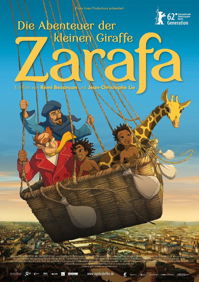 Die Abenteuer der kleinen Giraffe Zarafa - Plakate
