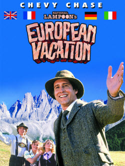 Las vacaciones europeas de una chiflada familia americana - Carteles