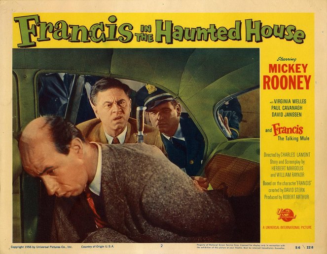 Francis in the Haunted House - Affiches