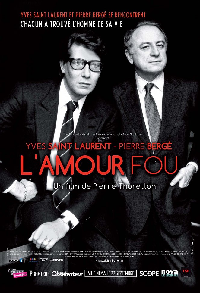 Yves Saint Laurent - Pierre Bergé, l'amour fou - Plakate