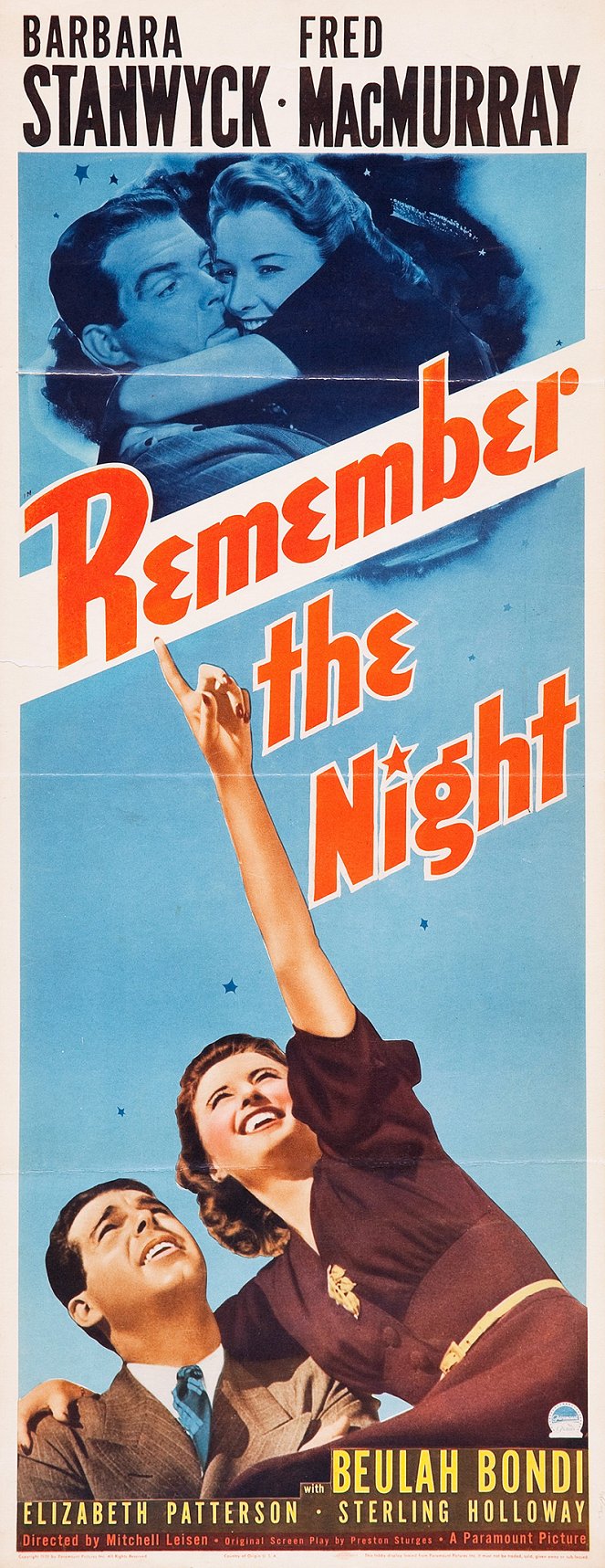 Remember the Night - Affiches