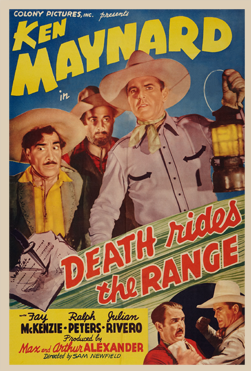 Death Rides the Range - Posters
