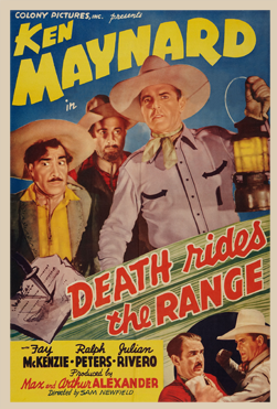 Death Rides the Range - Affiches