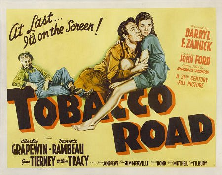 La Route au tabac - Affiches