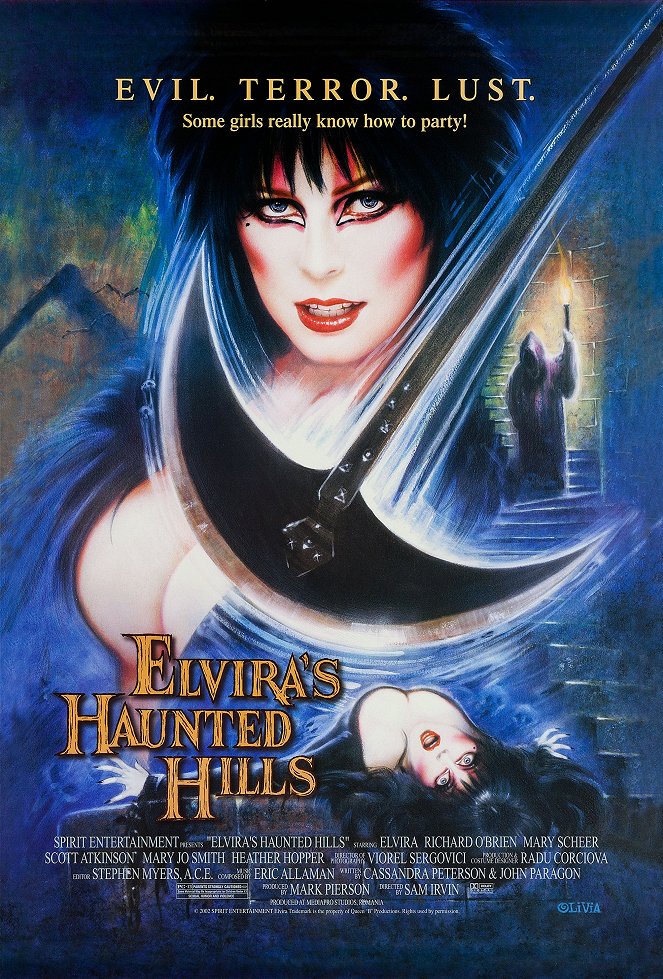Elvira's Haunted Hills - Carteles
