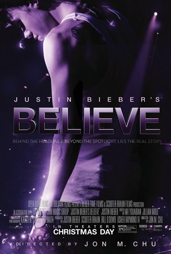 Justin Bieber's Believe - Affiches