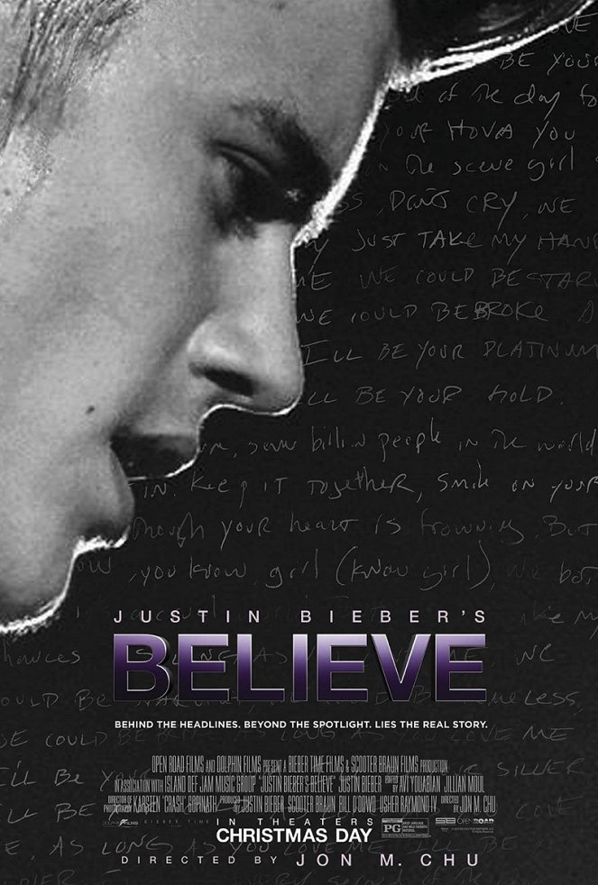 Justin Bieber's Believe - Plagáty