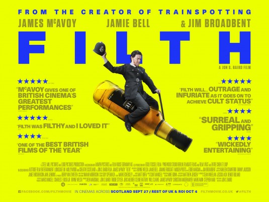 Filth, el sucio - Carteles