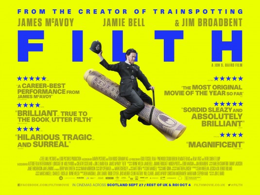 Filth, el sucio - Carteles