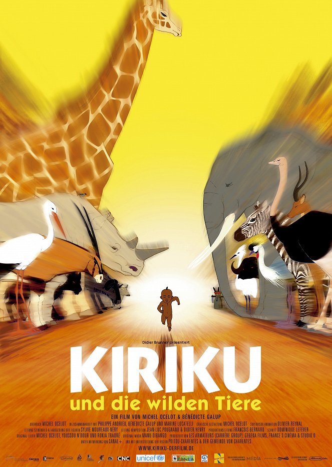 Kiriku und die wilden Tiere - Plakate